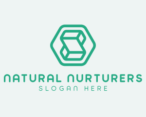 Modern Geometric Technology logo design