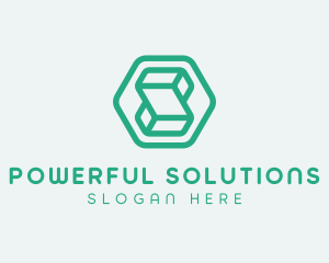 Modern Geometric Technology logo design