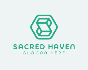 Modern Geometric Technology logo design