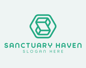 Modern Geometric Technology logo design