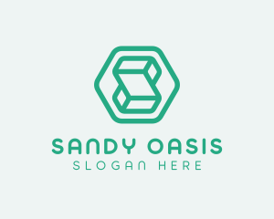 Modern Geometric Technology logo design