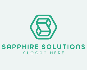 Modern Geometric Technology logo design