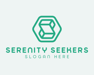 Modern Geometric Technology logo design