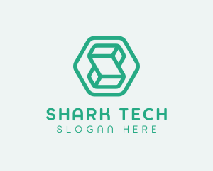 Modern Geometric Technology logo design