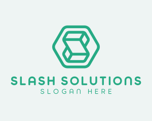 Modern Geometric Technology logo design