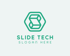 Modern Geometric Technology logo design