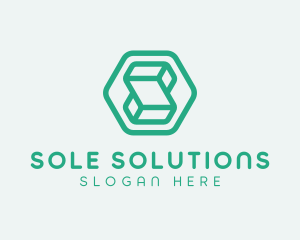 Modern Geometric Technology logo design