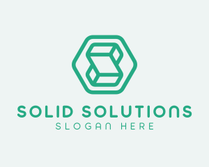 Modern Geometric Technology logo design