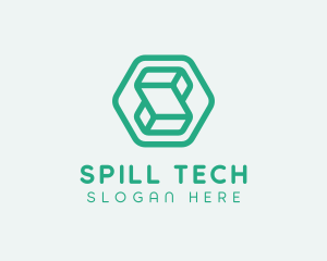 Modern Geometric Technology logo design