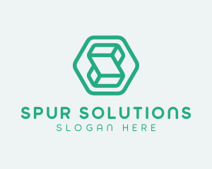 Modern Geometric Technology logo design