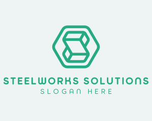 Modern Geometric Technology logo design