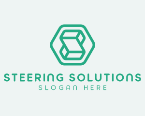 Modern Geometric Technology logo design