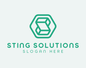 Modern Geometric Technology logo design