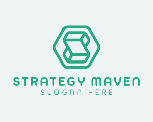 Modern Geometric Technology logo design