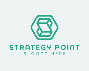 Modern Geometric Technology logo design