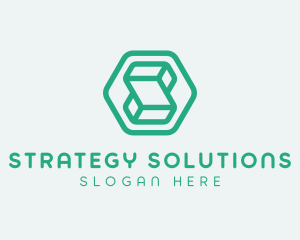 Modern Geometric Technology logo design