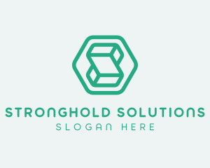 Modern Geometric Technology logo design