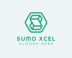 Modern Geometric Technology logo design