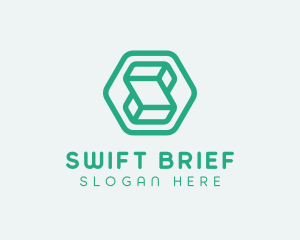 Modern Geometric Technology logo design