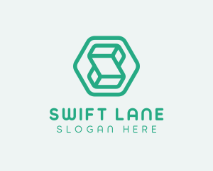 Modern Geometric Technology logo design