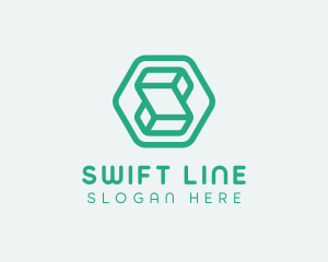 Modern Geometric Technology logo design