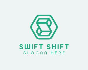 Modern Geometric Technology logo design