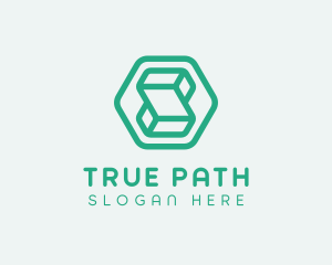 Modern Geometric Technology logo design