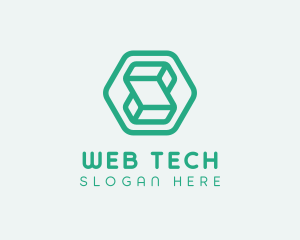 Modern Geometric Technology logo design