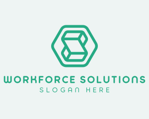 Modern Geometric Technology logo design