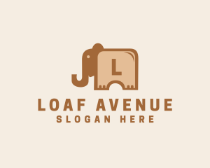 Elephant Loaf Bread  logo design