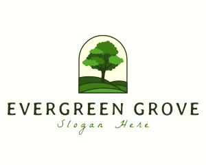 Green Tree Hill logo design