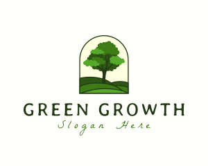 Green Tree Hill logo design