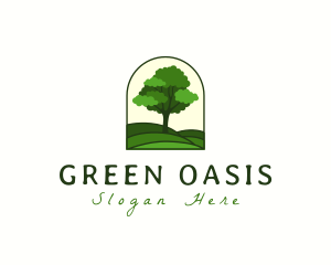 Green Tree Hill logo design