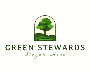 Green Tree Hill logo design