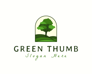 Green Tree Hill logo design