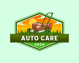 Lawn Mower Maintenance logo design