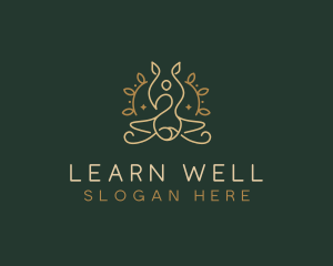 Yoga Meditate Wellness logo design