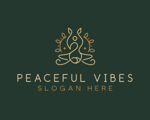 Yoga Meditate Wellness logo design