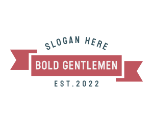 Masculine Modern Brand logo design