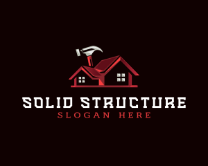 Hammer Carpentry Construction logo design