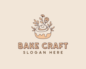 Cinnamon Roll Bakery logo design