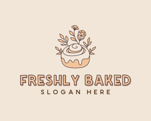 Cinnamon Roll Bakery logo design