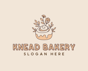 Cinnamon Roll Bakery logo design