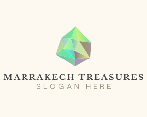 Diamond Gemstone Jewel logo design