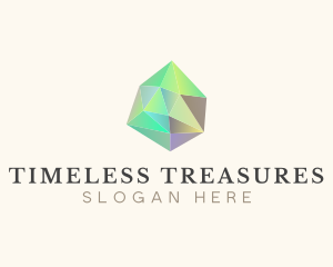 Diamond Gemstone Jewel logo design