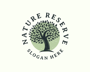 Nature Tree Leaves logo design