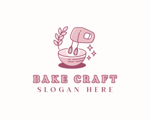 Baking Mixer Bakery logo design