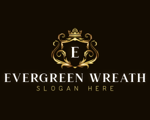 Luxury Crown Shield logo design