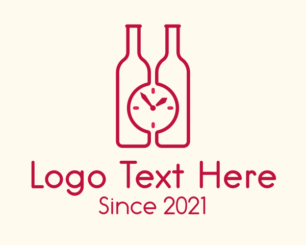 Wine Bottle logo example 4
