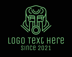 Game Robot Helmet logo